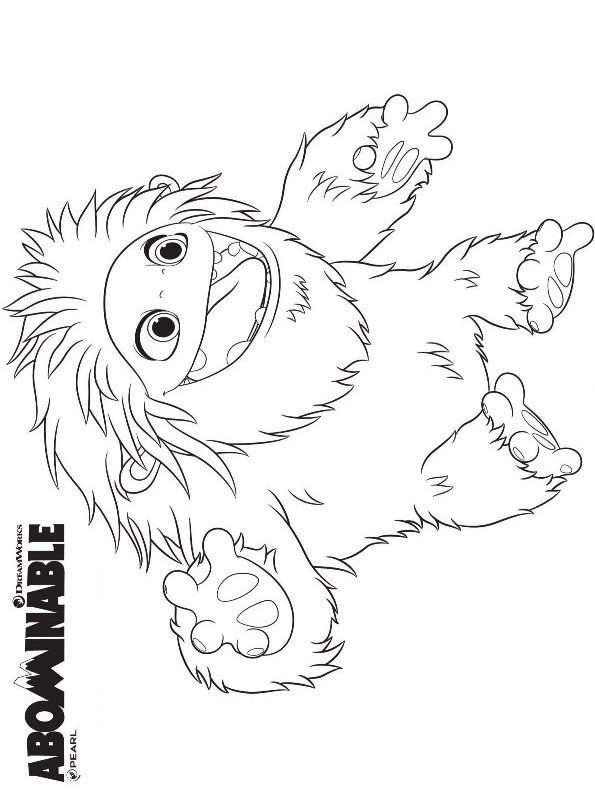 Kids-n-fun.de | Malvorlage Everest Ein Yeti Will Hoch Hinaus Everest 2